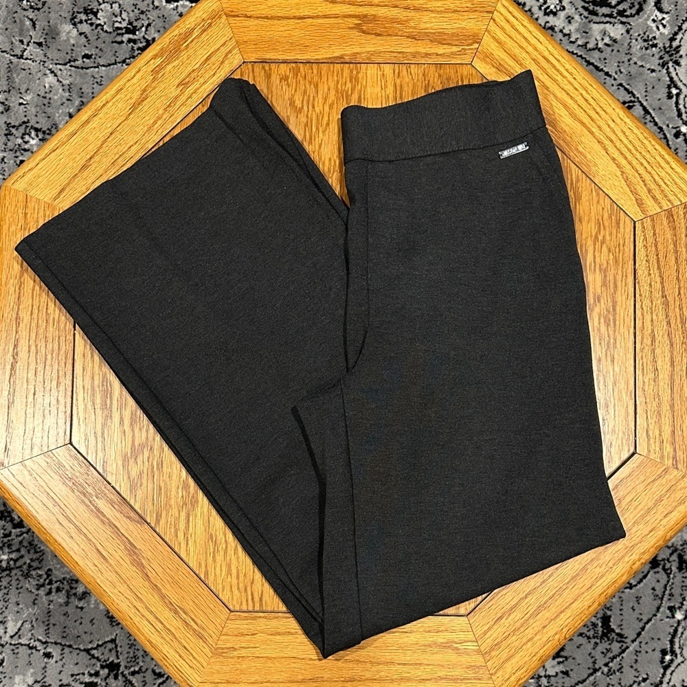 *JASON WU* Heathered Gray Wide Leg Stretch Lounge Casual Pants